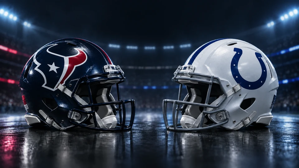Houston Texans at Indianapolis Colts matchup artwork