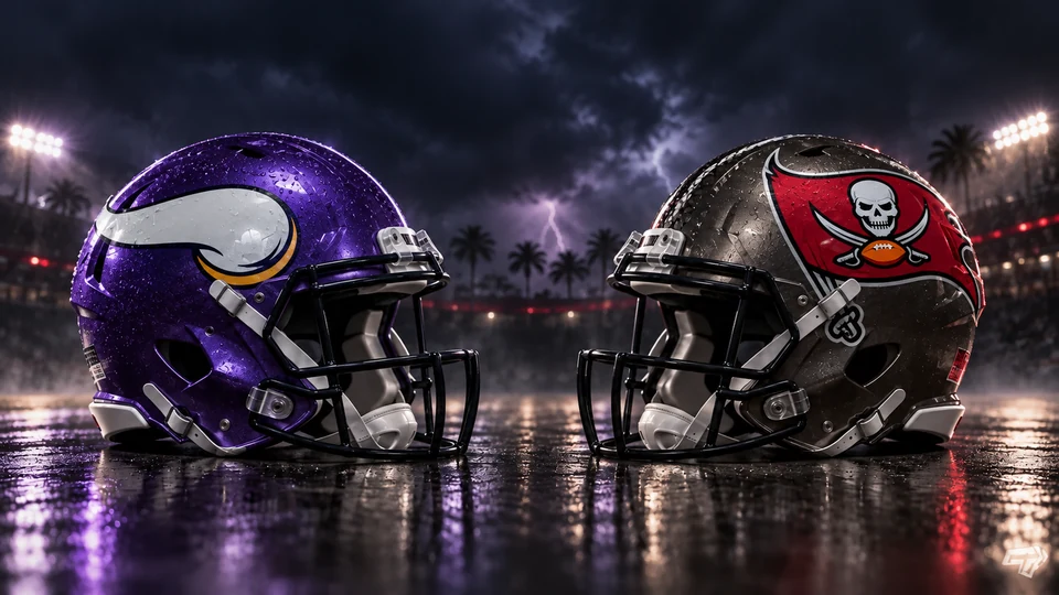 Minnesota Vikings at Tampa Bay Buccaneers matchup artwork